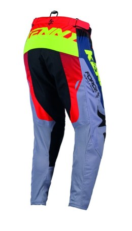 KENNY RACING SPODNIE CROSS/ENDURO FORCE BEACH GREY/RED KOLOR CZERWONY/SZARY ROZMIAR S (30)