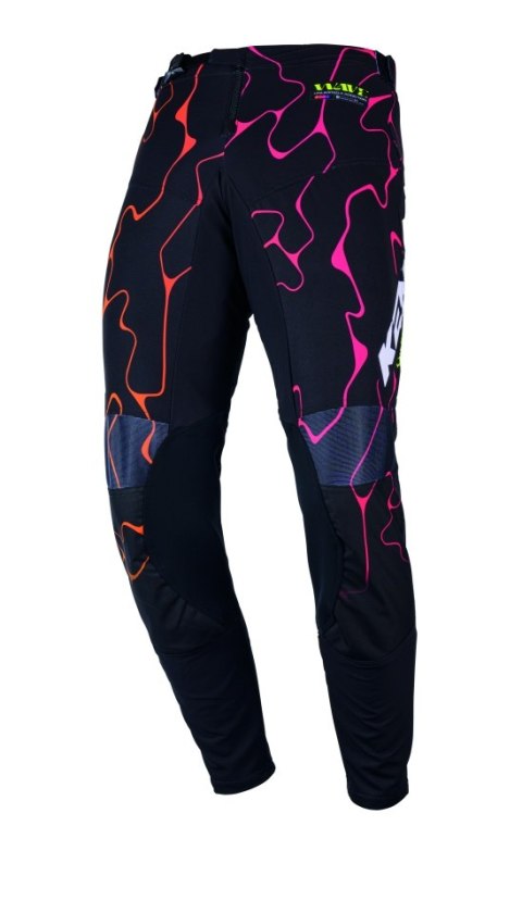 KENNY RACING SPODNIE CROSS/ENDURO PERFORMANCE KID/JUNIOR/DZECIĘCE WAVE BLACK KOLOR CZARNY ROZMIAR 28 (12 LAT)