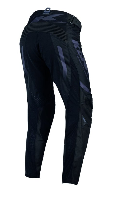 KENNY RACING SPODNIE CROSS/ENDURO TITANIUM BLACK KOLOR CZARNY ROZMIAR XXL (38)