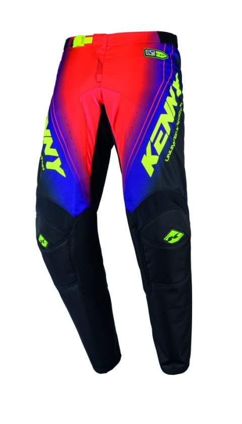 KENNY RACING SPODNIE CROSS/ENDURO TRACK FOCUS RED KOLOR CZERWONY ROZMIAR L (34)