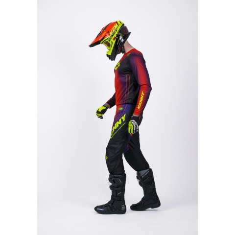 KENNY RACING SPODNIE CROSS/ENDURO TRACK FOCUS RED KOLOR CZERWONY ROZMIAR XL (36)