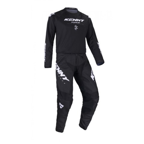 KENNY RACING SPODNIE CROSS/ENDURO TRACK KID/JUNIOR/DZECIĘCE FORCE BLACK KOLOR CZARNY ROZMIAR 24 (8 LAT)