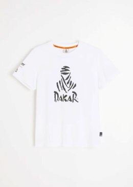 DIVERSE EXTREME TEAM - DAKAR RALLY KOSZULKA (T-SHIRT) DKR LOGO 256 KOLOR BIAŁY S