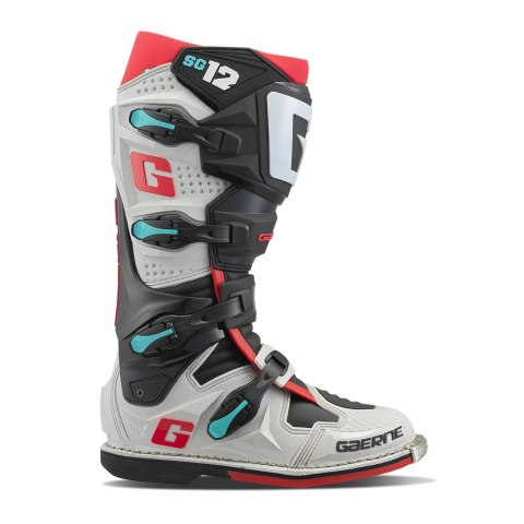 GAERNE BUTY CROSS/ENDURO MODEL SG-12 GRAVEL KOLOR SZARY/CZERWONY/NIEBIESKI/CZARNY ROZMIAR 47