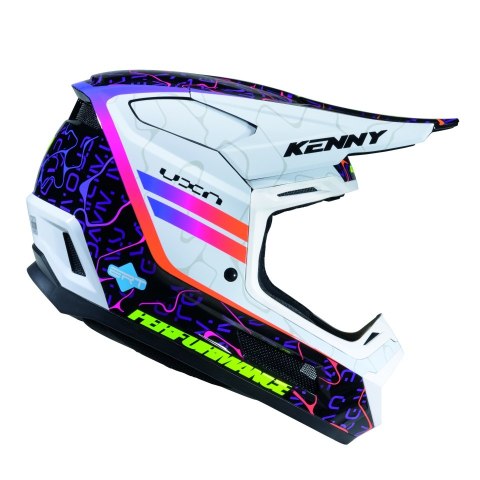 KENNY RACING KASK CROSS/ENDURO PERFORMANCE ERT GRAPHIC + WAVE BLACK WHITE KOLOR CZARNY/BIAŁY ROZMIAR M
