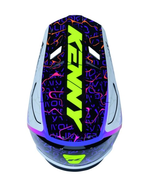 KENNY RACING KASK CROSS/ENDURO PERFORMANCE ERT GRAPHIC + WAVE BLACK WHITE KOLOR CZARNY/BIAŁY ROZMIAR M