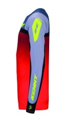 KENNY RACING KOSZULKA CROSS/ENDURO FORCE BEACH GREY/RED KOLOR CZERWONY/SZARY ROZMIAR L