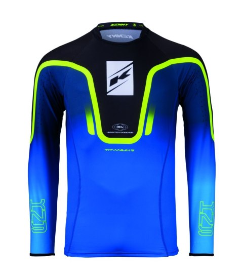 KENNY RACING KOSZULKA CROSS/ENDURO TITANIUM GRADIENT BLUE KOLOR NIEBIESKI ROZMIAR M