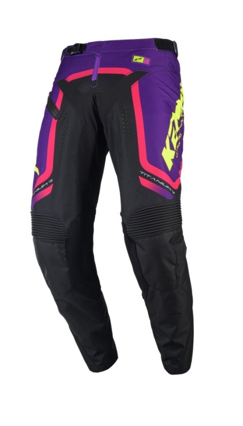 KENNY RACING SPODNIE CROSS/ENDURO TITANIUM PURPLE KOLOR FIOLETOWY ROZMIAR S (30)