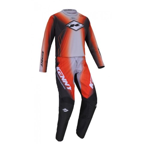 KENNY RACING SPODNIE CROSS/ENDURO TRACK FOCUS ORANGE KOLOR POMARAŃCZOWY ROZMIAR XXL (38)