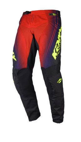 KENNY RACING SPODNIE CROSS/ENDURO TRACK KID/JUNIOR/DZECIĘCE FOCUS RED KOLOR CZERWONY ROZMIAR 24 (8 LAT)
