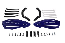 POLISPORT OFERTA SPECJALNA OSŁONY RĄK (HANDBARY) MODEL BULLIT Z UNIWERSALNYM ZESTAWEM MONTAŻOWYM 22/28 KOLOR FIOLETOWY (OPAKOWAN