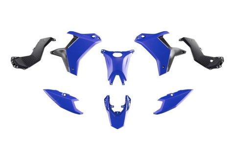 RACETECH (RTECH) KOMPLET PLASTIKÓW (BEZ PRZEDNIEGO BŁOTNIKA) T7 YAMAHA TENERE 700 '25-'26 KOLOR NIEBIESKI / CZARNY