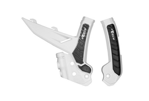 RACETECH (RTECH) 2025/12 OSŁONY RAMY (KOMPLET) BI-MATERIAL SUPER GRIP KTM EXC / EXCF 150 / 250 / 300 / 450 / 500 '24, SX 250 / 3