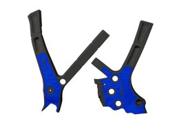 RACETECH (RTECH) 2025/12 OSŁONY RAMY (KOMPLET) BI-MATERIAL SUPER GRIP YAMAHA YZ 125 / 250 '05-'24, FANTIC XE / XX 125 / 250 / 30