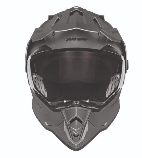 NOX KASK OFFROAD / TRAIL DUOSPORT (DUAL) N312 SOLID Z SZYBKĄ I BLENDĄ KOLOR TYTANOWT MAT ROZMIAR S