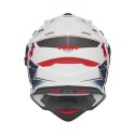 NOX PROMOCJA KASK OFFROAD / TRAIL DUOSPORT (DUAL) N312 TRACK Z SZYBKĄ I BLENDĄ KOLOR CZARNY/CZERWONY/NIEBIESKI ROZMIAR M