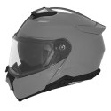 NOX KASK SZCZĘKOWY (FLIP-UP) Z BLENDĄ N967 SOLID KOLOR SZARY POŁYSK ROZMIAR XXL (PINLOCK DO TEGO MODELU - FILMPINLOCK30DKS166)