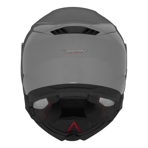 NOX KASK SZCZĘKOWY (FLIP-UP) Z BLENDĄ N967 SOLID KOLOR SZARY POŁYSK ROZMIAR XXL (PINLOCK DO TEGO MODELU - FILMPINLOCK30DKS166)