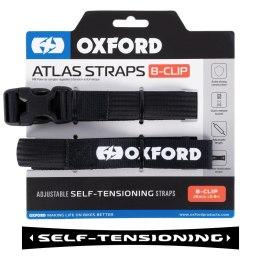 OXFORD PASY TRANSPORTOWE ATLAS B-CLIP 26MM X 0,8 M KOLOR CZARNY