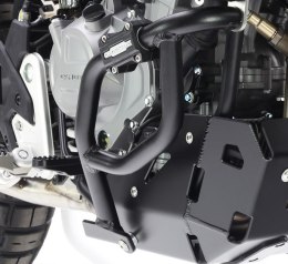 CROSSPRO GMOLE ALUMINIOWE DOLNE OSŁONY SILNIKA I CHŁODNIC CF MOTO 450 MT '24 KOLOR CZARNY (KOMPATYBILNE Z ORYGINALNĄ PŁYTĄ)