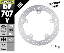GALFER TARCZA HAMULCOWA PRZÓD BMW F 800R/S/ST/GT '09-; F 900XR '20-; R 850R/RT '04; R 1100S '01-; R 1100/1500/1200/1250S/R/RT/S/