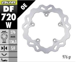 GALFER TARCZA HAMULCOWA TYŁ BMW R 1200GS ADVENTURE '13-; R 1200GS/R/RS/RT '13-; 1250GS ADVENTURE '19-; R1250 GS/R/RS/RT '19 (WAV