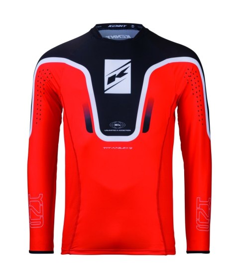 KENNY RACING KOSZULKA CROSS/ENDURO TITANIUM RED KOLOR CZERWONY ROZMIAR L