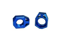 SCAR NOWY RACING NAPINACZE (NAPINACZ) TYLNEJ OŚKI (OSI) SHERCO 125/250/350/450 SE-R SEF-R '08-'23 KOLOR NIEBIESKI