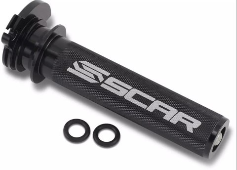 SCAR NOWY RACING ROLGAZ ALUMINIOWY Z ŁOŻYSKIEM SX 50 '12-'20, SX 65 '02-'20, HUSQVARNA TC 60/65 '17-'20 KOLOR CZARNY