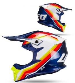 UFO 2026/01 KASK INTREPID CROSS KOLOR ŻÓŁTY/NIEBIESKI FLUO ROZMIAR L ( ECE 22R06 ) - KOLEKCJA 2026