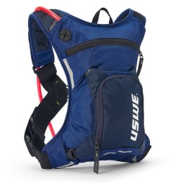 USWE CAMEL BAG MOTO HYDRO 3 FACTORY BLUE KOLOR NIEBIESKI MOTO/ROWER POJEMNOŚĆ 2L PŁYN (3L PLECAK + 2L PŁYN) ZASTĘPUJE 2033439