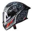 CABERG KASK INTEGRALNY Z BLENDĄ MODEL DRIFT EVO II CROK KOLOR CZARNY/BIAŁY/CZERWONY MAT ROZMIAR XS (PINLOCK W ZESTAWIE)