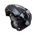 CABERG KASK SZCZĘKOWY FLIP-UP MODEL DUKE EVO INDY KOLOR SZARY/CZARNY MAT ROZMIAR S (PINLOCK W ZESTAWIE)