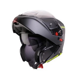 CABERG KASK SZCZĘKOWY FLIP-UP MODEL HORUS X RAY CZARNY MAT/SZARY/ŻÓŁTY FLUO ROZMIAR M
