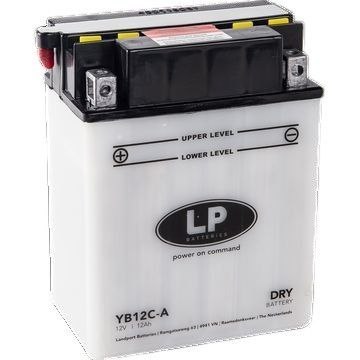 LANDPORT AKUMULATOR YB12C-A (MD LB12C-A) 12V 12AH (CCN150) 134X81X175 OBSŁUGOWY - ELEKTROLIT OSOBNO (4) UE2019/1148