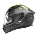 NOX KASK INTEGRALNY (FULL FACE) Z BLENDĄ N402 MENTOR KOLOR CZARNY/ŻÓŁTY FLUO ROZMIAR L