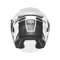NOX KASK OTWARTY JET Z BLENDĄ N130 EKTO KOLOR CZARNY/BIAŁY ROZMIAR M