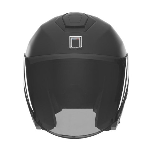 NOX PREMIUM KASK OTWARTY JET Z BLENDĄ SPY KOLOR CZARNY MAT ROZMIAR L