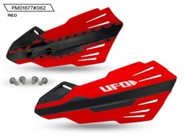 UFO 2025/11 OSŁONY RĄK (HANDBARY) MERCURY KOLOR CZERWONY (LISTKI - POTRZEBNE MOCOWANIE PM01669, PM01665, PM01666 LUB PM01667) - 