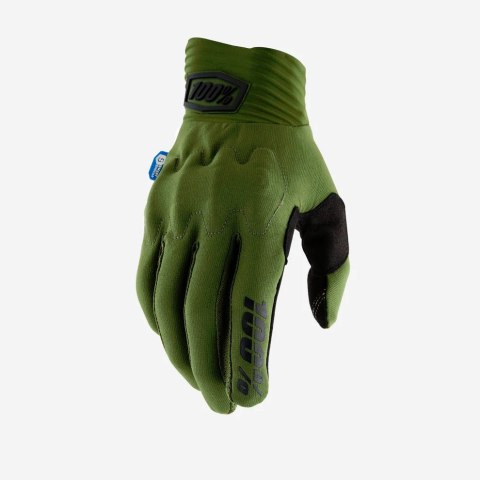 100 PROCENT RĘKAWICE CROSS/ENDURO COGNITO SMART SHOCK ARMY GREEN KOLOR ZIELONY ROZMIAR XL