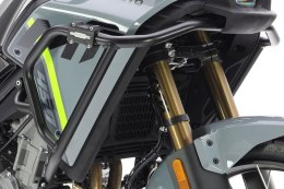 CROSSPRO GMOLE ALUMINIOWE GÓRNE OSŁONY SILNIKA I CHŁODNIC CF MOTO 450 MT '24 KOLOR CZARNY (KOMPATYBILNE Z ORYGINALNĄ PŁYTĄ)