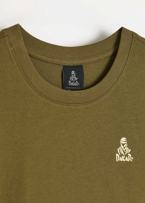 DIVERSE EXTREME TEAM - DAKAR RALLY KOSZULKA DAMSKA (T-SHIRT) DKR FADIX KOLOR KHAKI (ZIELONY) M