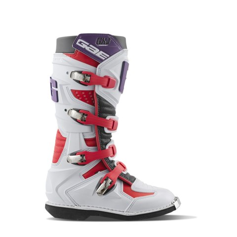 GAERNE BUTY CROSS/ENDURO JUNIOR/KID/DZIECIĘCE MODEL GX-J WHITE/RED/PURPLE KOLOR BIAŁY/CZERWONY/FIOLETOWY ROZMIAR 41