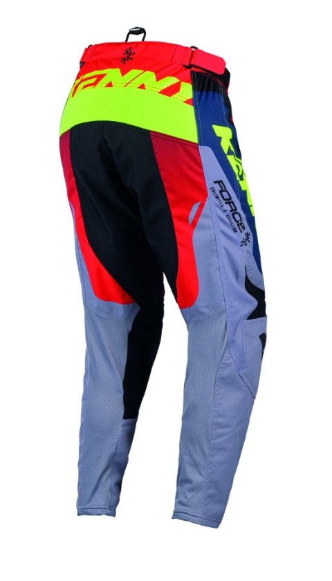 KENNY RACING SPODNIE CROSS/ENDURO FORCE BEACH GREY/RED KOLOR CZERWONY/SZARY ROZMIAR M (32)