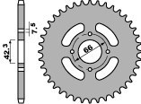 PBR ZĘBATKA TYLNA 505 34 F GARELLI 50 (ŁAŃC. 415) (MADE IN ITALY)