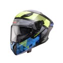 CABERG KASK INTEGRALNY Z BLENDĄ MODEL DRIFT EVO II PRISM KOLOR CZARNY/ŻÓŁTY FLUO/NIEBIESKI MAT ROZMIAR XL