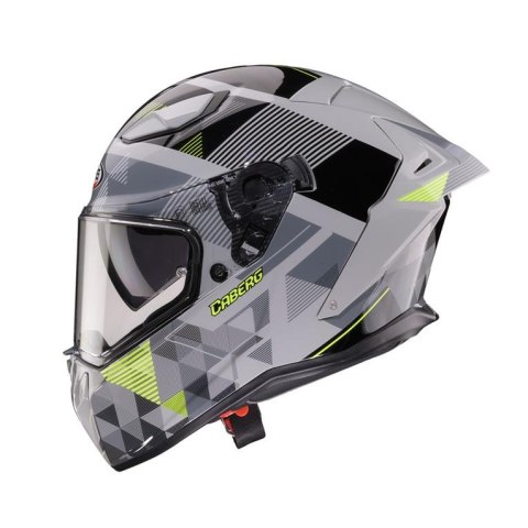 CABERG KASK INTEGRALNY Z BLENDĄ MODEL DRIFT EVO II PRISM KOLOR SZARY/CZARNY/ŻÓŁTY FLUO MAT ROZMIAR M