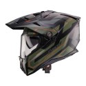 CABERG KASK OFFROAD / TRAIL / ADVENTURE DUOSPORT (DUAL) TANAMI RANGER CZARNY MAT/ZIELONY (KHAKI)/POMARAŃCZOWY KOLOR ROZMIAR L