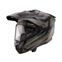 CABERG KASK OFFROAD / TRAIL / ADVENTURE DUOSPORT (DUAL) TANAMI RANGER CZARNY MAT/ZIELONY (KHAKI)/POMARAŃCZOWY KOLOR ROZMIAR M